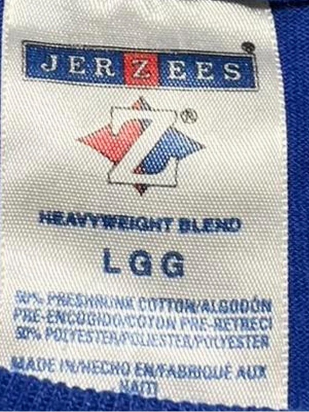 Jerzees Royal Blue Graphic 'Life School Musical' Tee - Picture 3 of 3